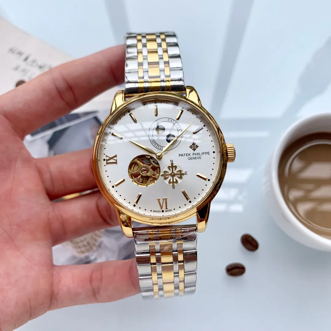[Foreign trade import] 💰1280 Patek Philippe (top quality, grand appearance) 🎉🎉 [Type]: Fine men's watch (top) top [Strap]: Genuine leather strap (durable) [Movement]: Top mechanical movement (stable) [Material]: Mineral super strong mirror (wear-resistant) Exquisite quality Generous style Excellent temperament Wisdom and exclusivity [Size]: 42mm diameter and 12mm thick Hot sale on the market! Welcome to reprint!